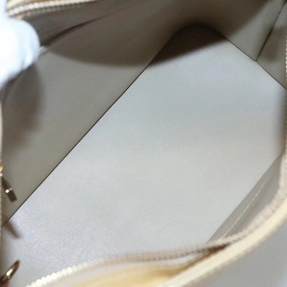 LOUIS VUITTON Monogram Vernis Houston Hand Bag Beige - Picture 10 of 16